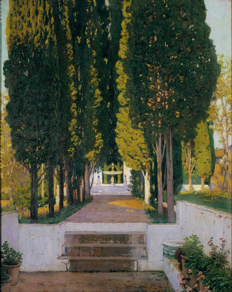    santiago rusiñol gardens of the generalife